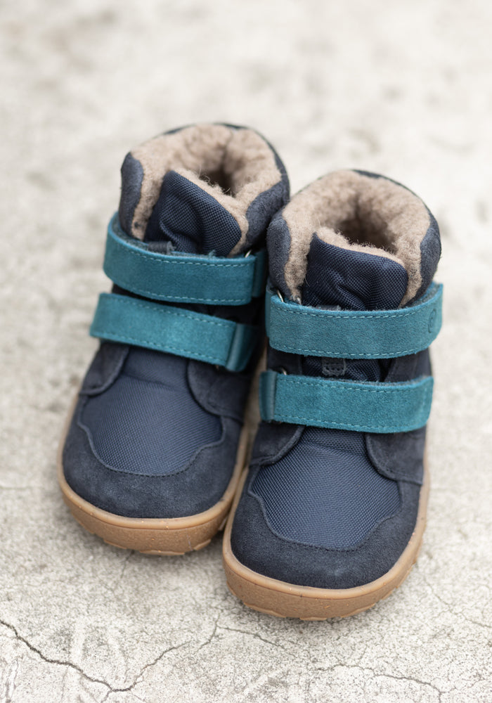 Ghete Barefoot impermeabile îmblănite - Eisbar Navy