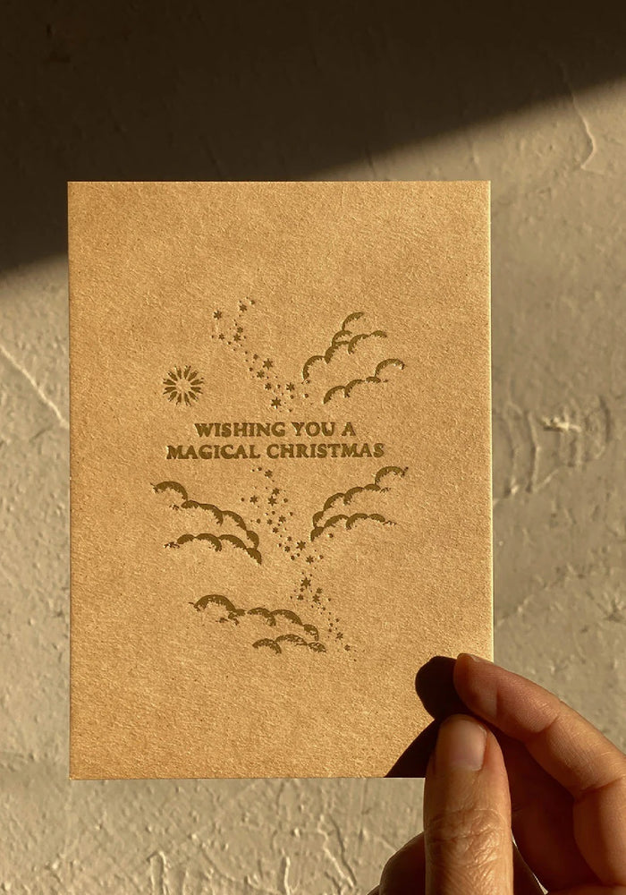 Împachetare cadou + felicitare MAGICAL CHRISTMAS