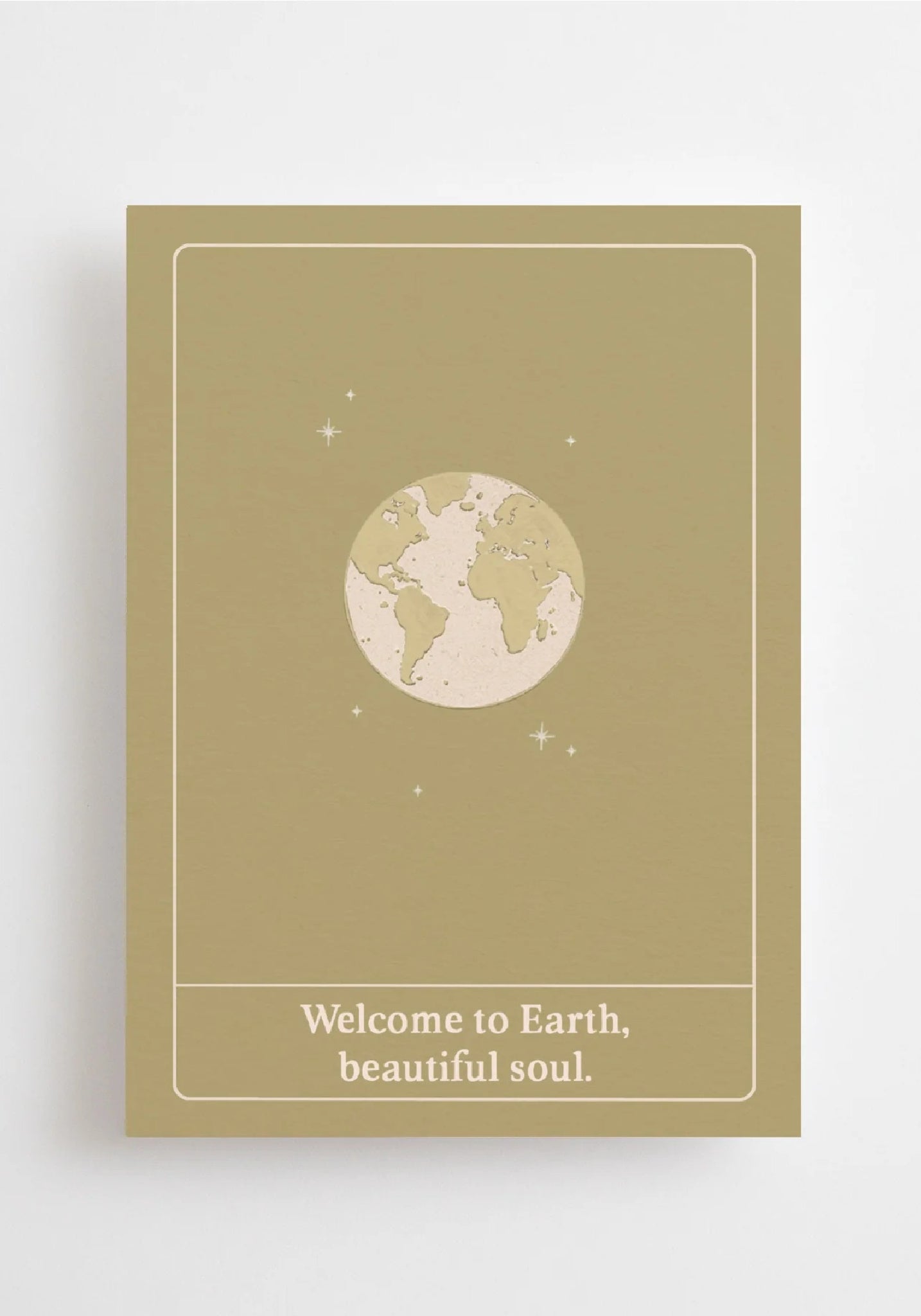 Împachetare cadou + felicitare WELCOME TO EARTH