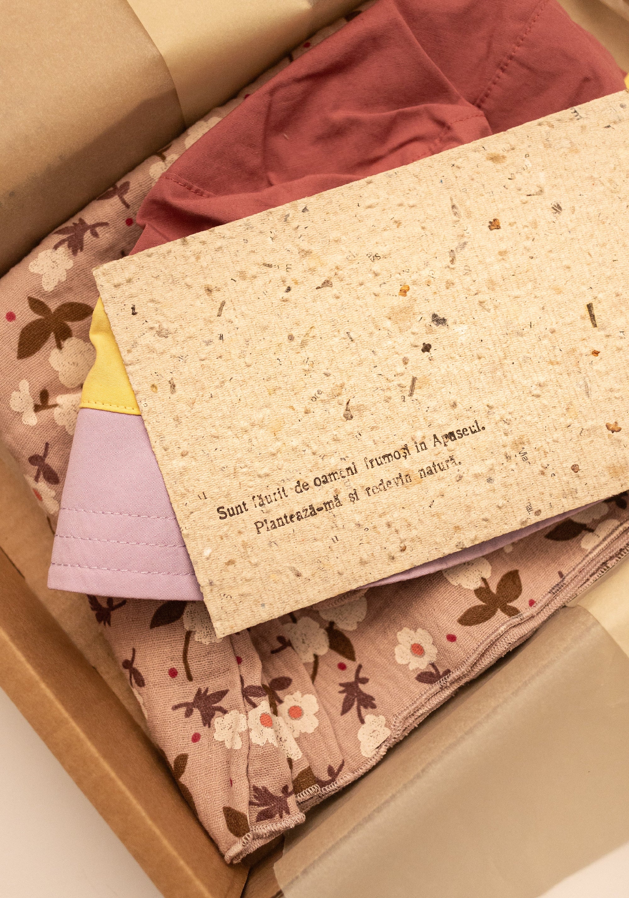 Împachetare cadou + felicitare PLANTEAZĂ-MĂ