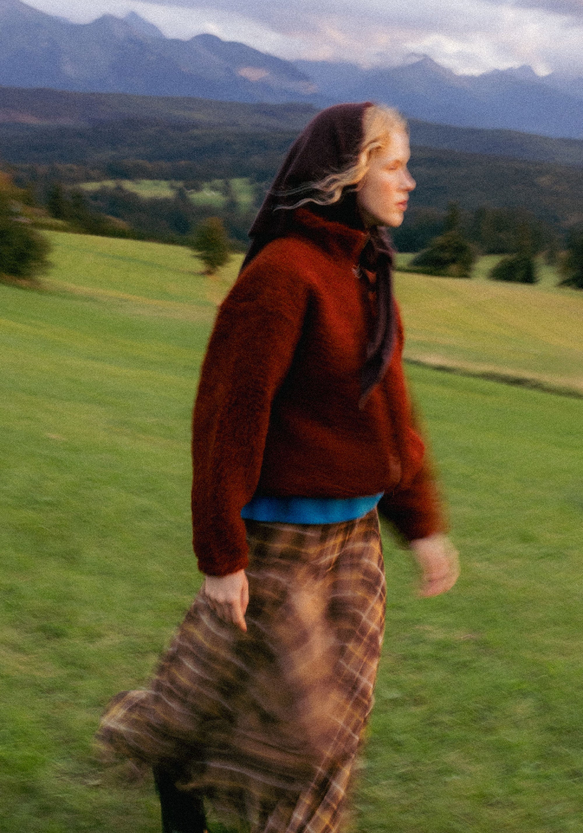 Jachetă bomber oversize fleece din lână merinos - Teddy Clay