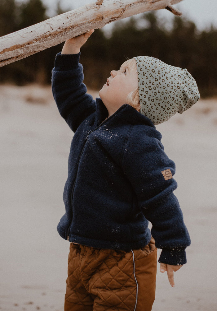 Jachetă fleece din lână merinos - Blue Nights Mikk-line HipHip.ro