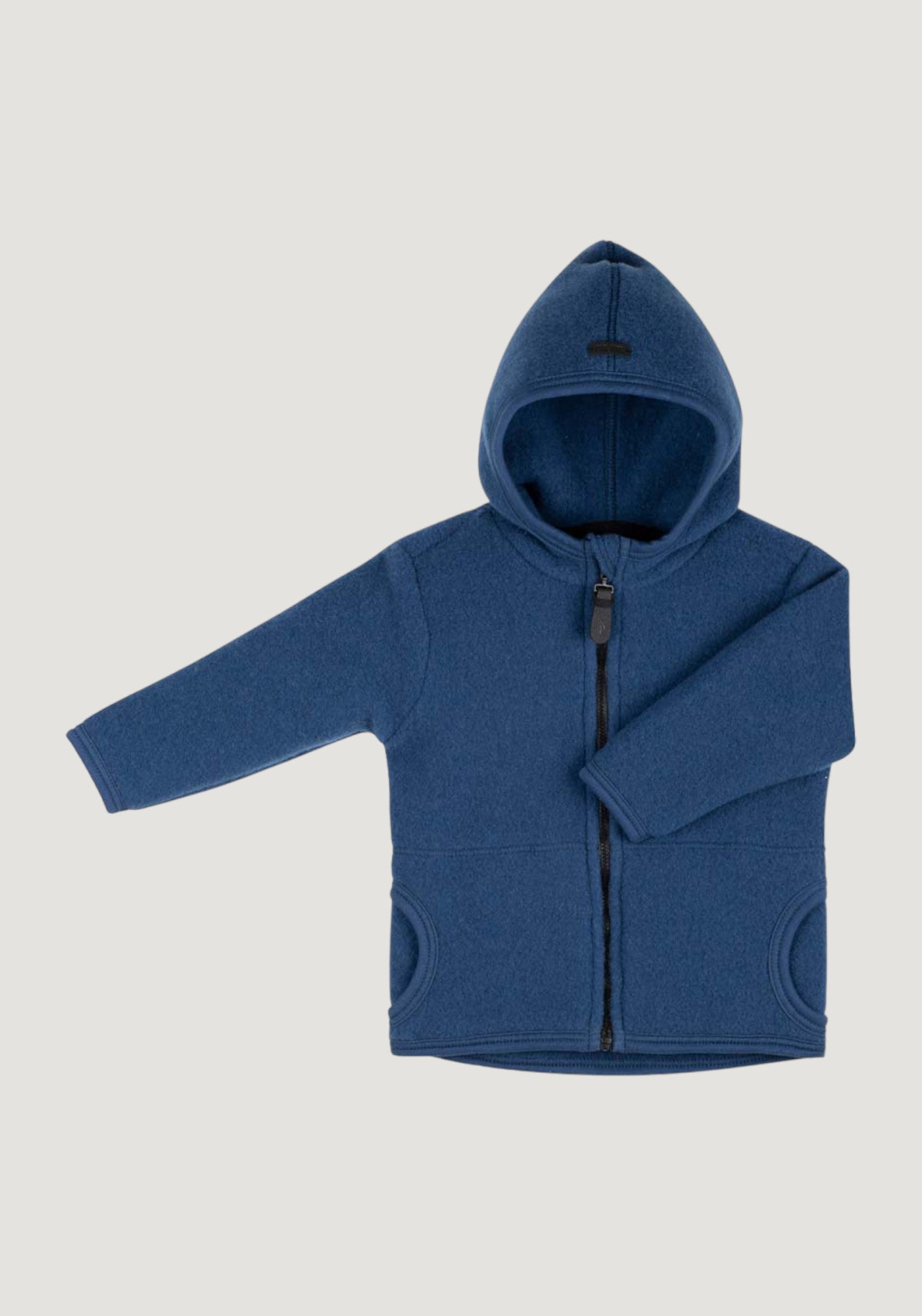 Jachetă fleece din lână merinos - Dark Denim Pure Pure HipHip.ro