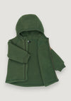 Jachetă fleece din lână merinos - Kombu Green