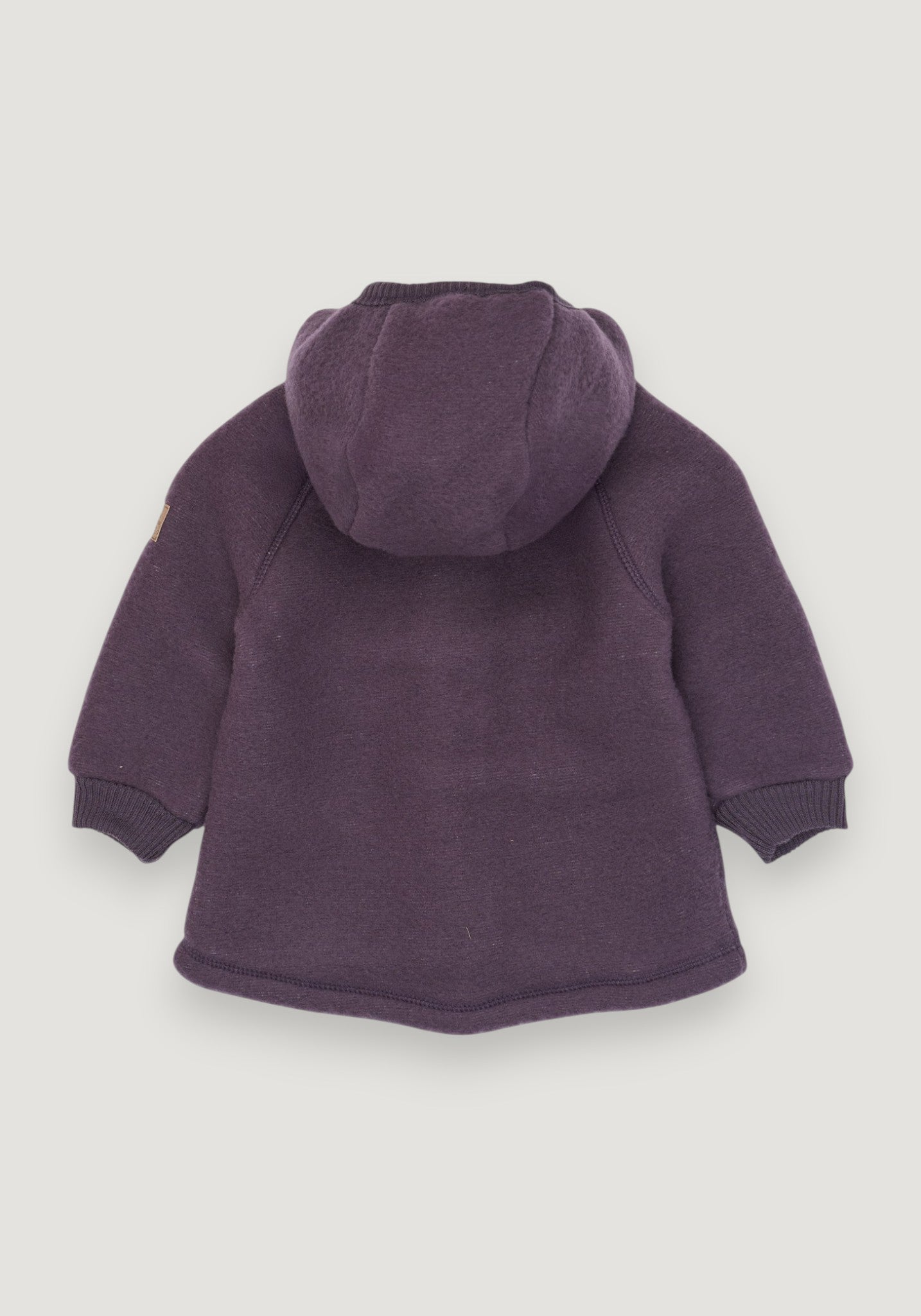 Jachetă fleece din lână merinos - Plum Perfect