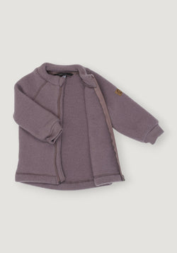 Jachetă fleece din lână merinos - Sparrow