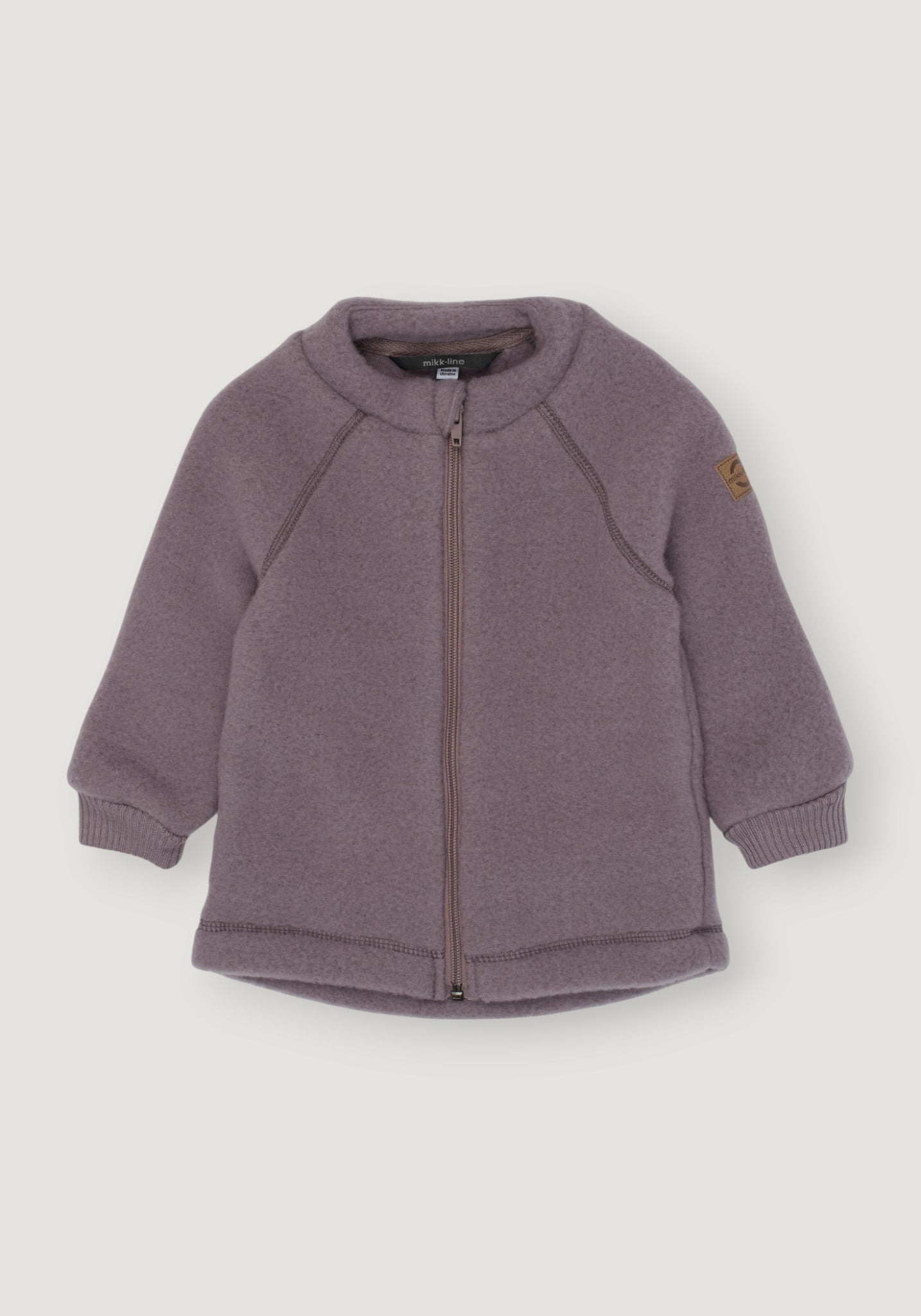 Jachetă fleece din lână merinos - Sparrow