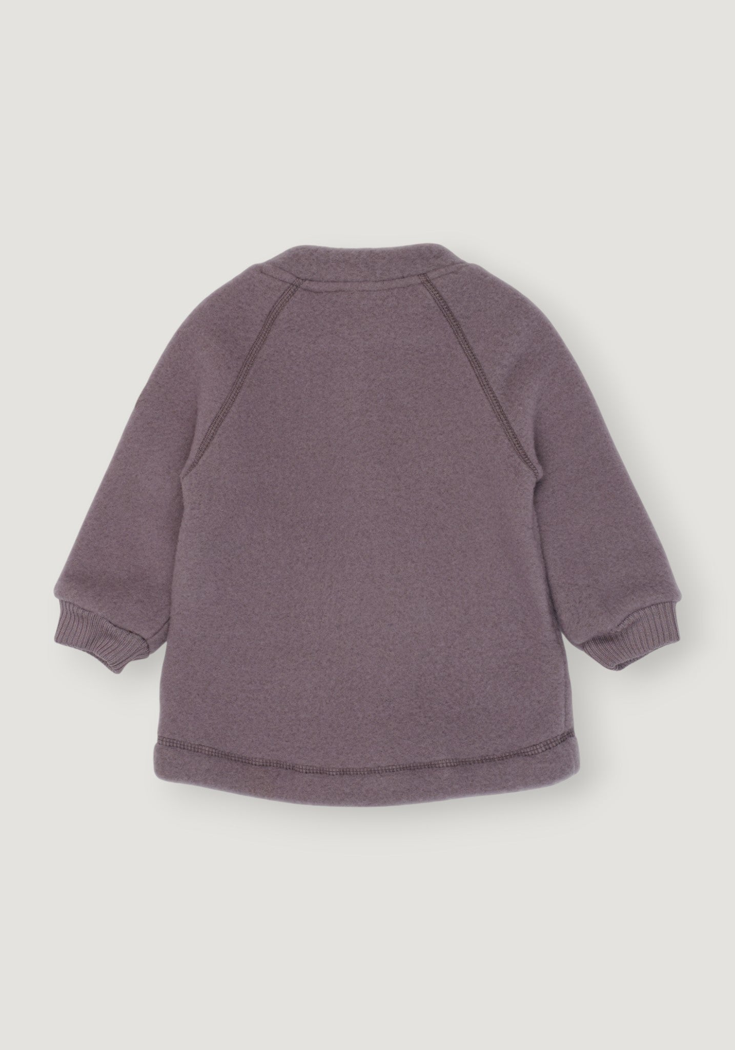 Jachetă fleece din lână merinos - Sparrow