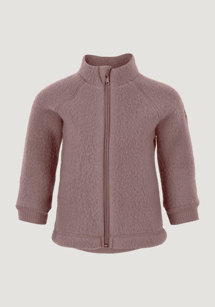 Jachetă fleece din lână merinos - Twilight Mauve Mikk-line HipHip.ro