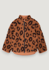 Jachetă fleece din lână - Mocca Brown 98/104