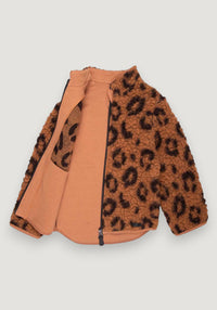 Jachetă fleece din lână - Mocca Brown 98/104