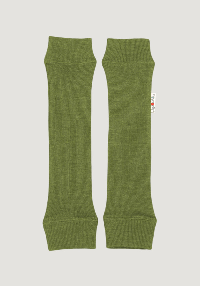 Jambiere lână merinos - Garden Moss Green