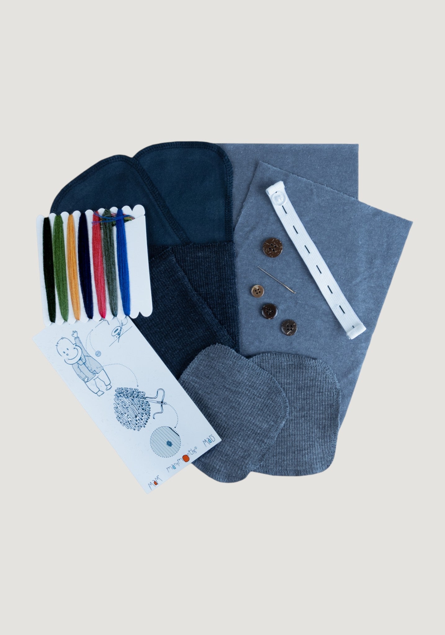 Kit pentru reparații - Foggy Black/Elephant Grey ManyMonths HipHip.ro