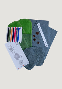 Kit pentru reparații - Forest Floor Green/Elephant Grey ManyMonths HipHip.ro