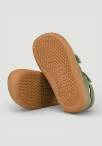 Sandale Barefoot din piele - Bep Olive 20