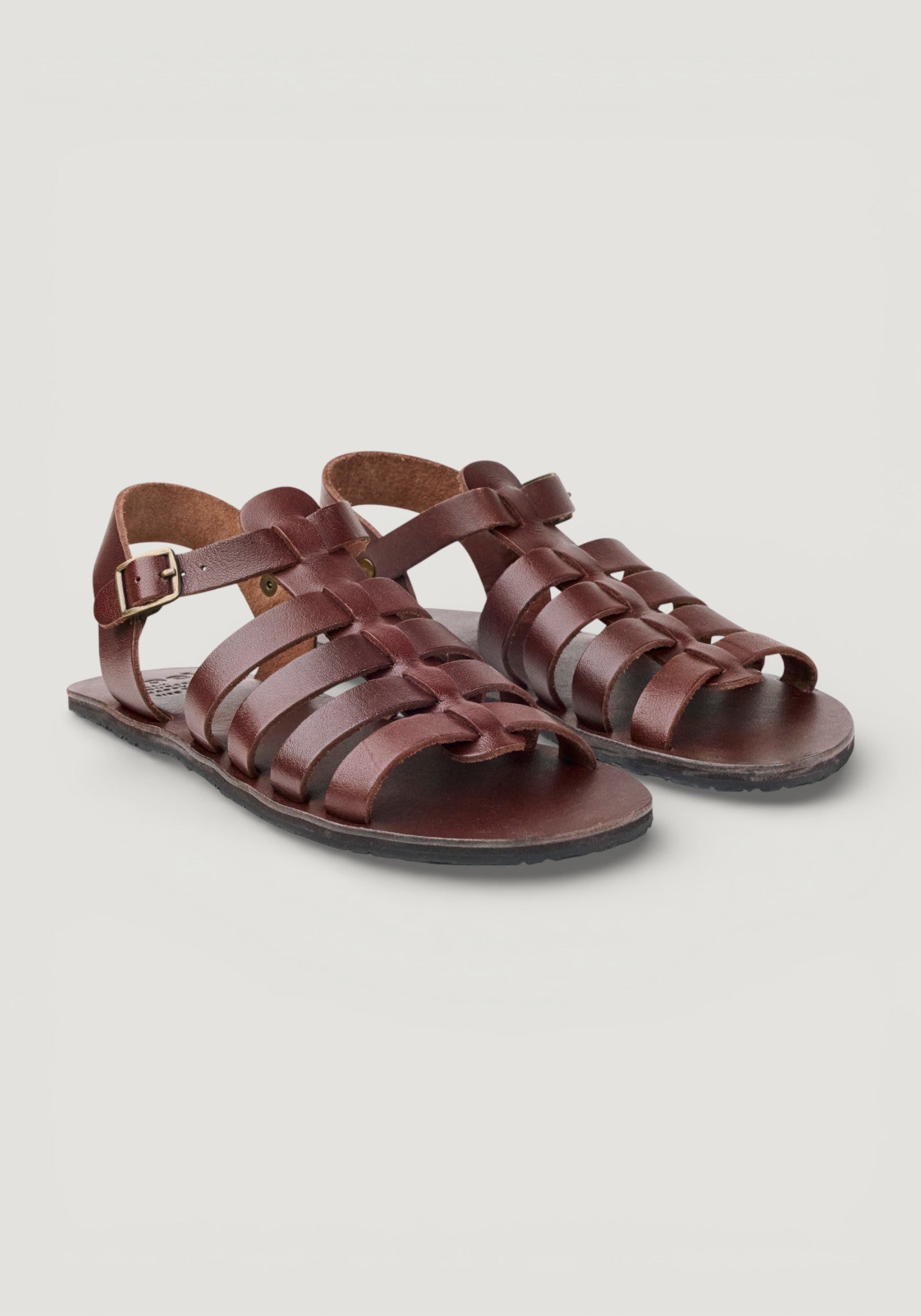 Sandale Barefoot din piele - Athena Chocolate 36