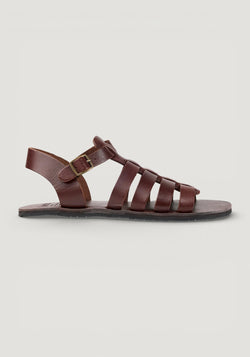 Sandale Barefoot din piele - Athena Chocolate 36