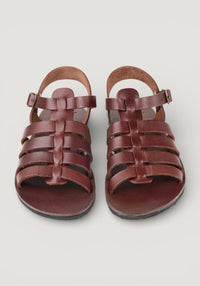 Sandale Barefoot din piele - Athena Chocolate 36