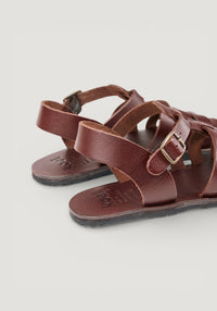 Sandale Barefoot din piele - Athena Chocolate 36