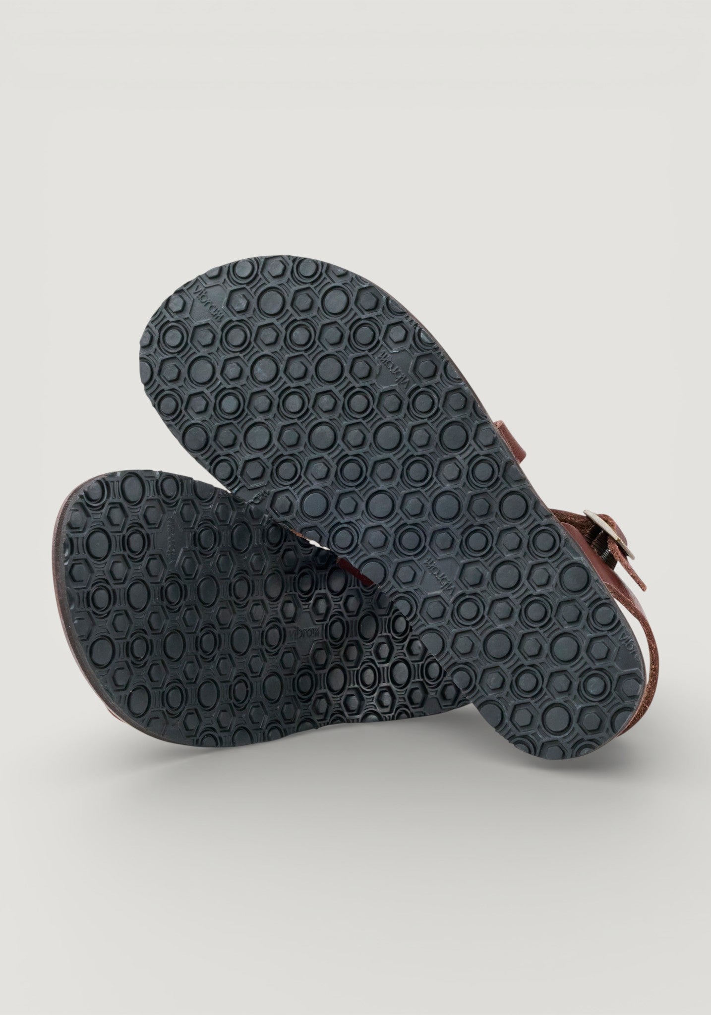 Sandale Barefoot din piele - Athena Chocolate 36