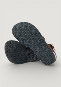 Sandale Barefoot din piele - Athena Chocolate 36