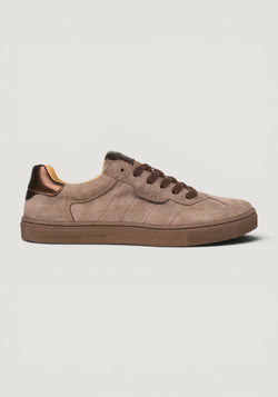 Sneakers Barefoot din piele întoarsă - Helena Dark Taupe
