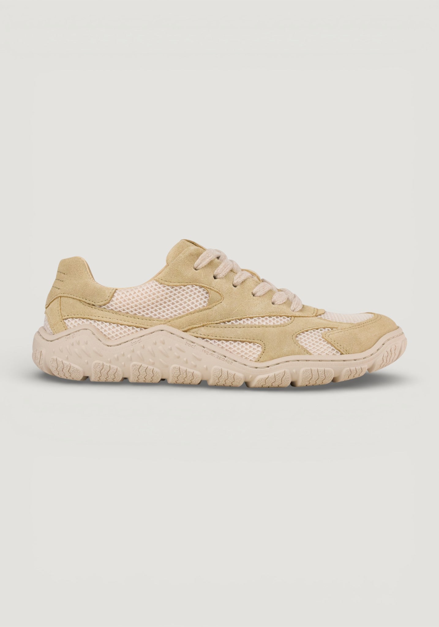 Sneakers Barefoot din piele - Rita Beige