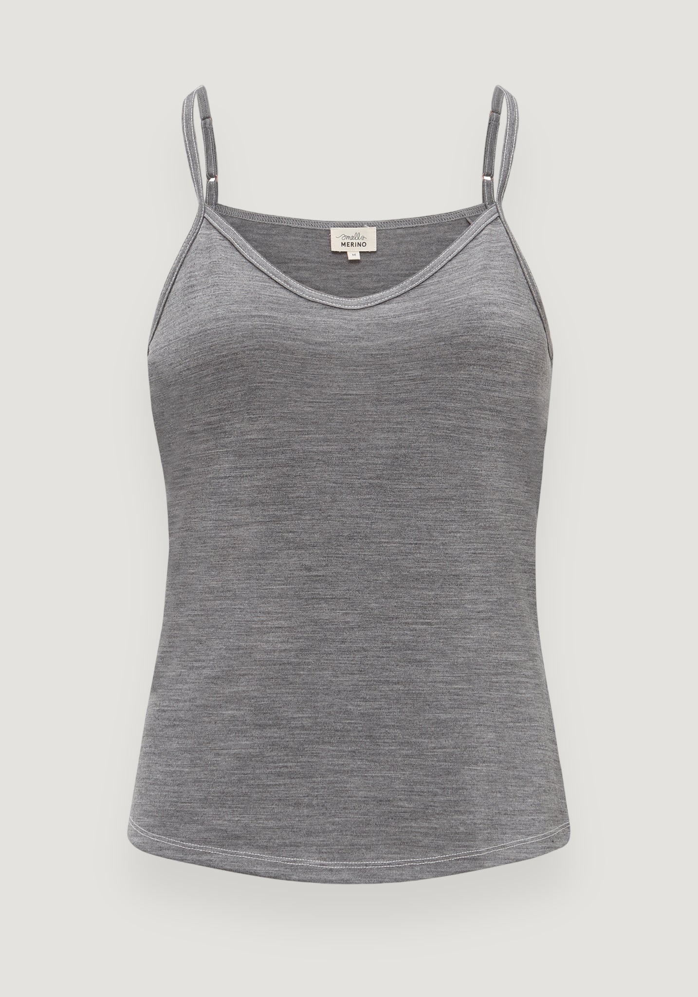 Maiou femei Chemise din lână merinos super fină - Ever Cami Grey Default Title