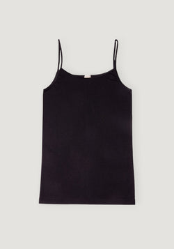 Maiou Chemise seamless din lână merinos și mătase - Black