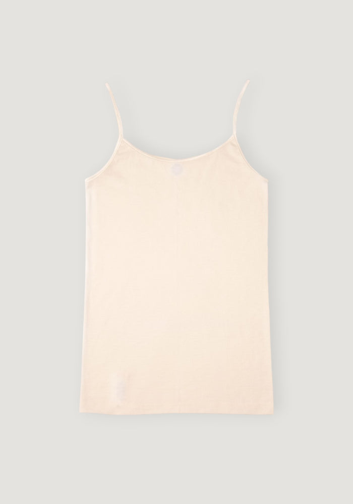 Maiou Chemise seamless din lână merinos și mătase - Natur