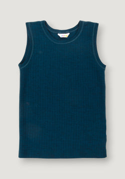 Maiou lână merinos - Basic Dark Turquoise 100