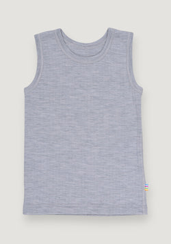 Maiou din lână merinos - Basic Grey