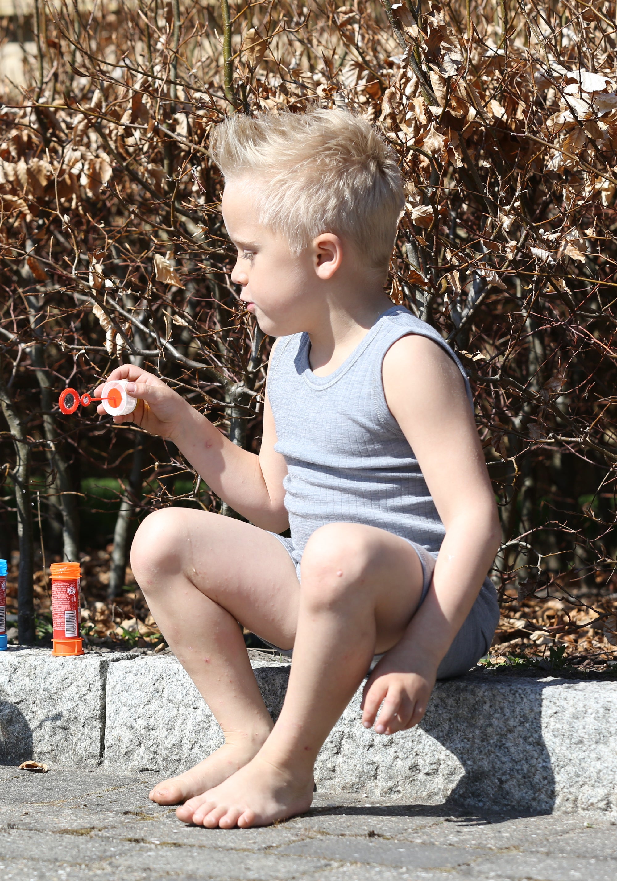 Maiou din lână merinos - Basic Grey