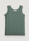 Maiou lână merinos - Single Wool Dark Green 90