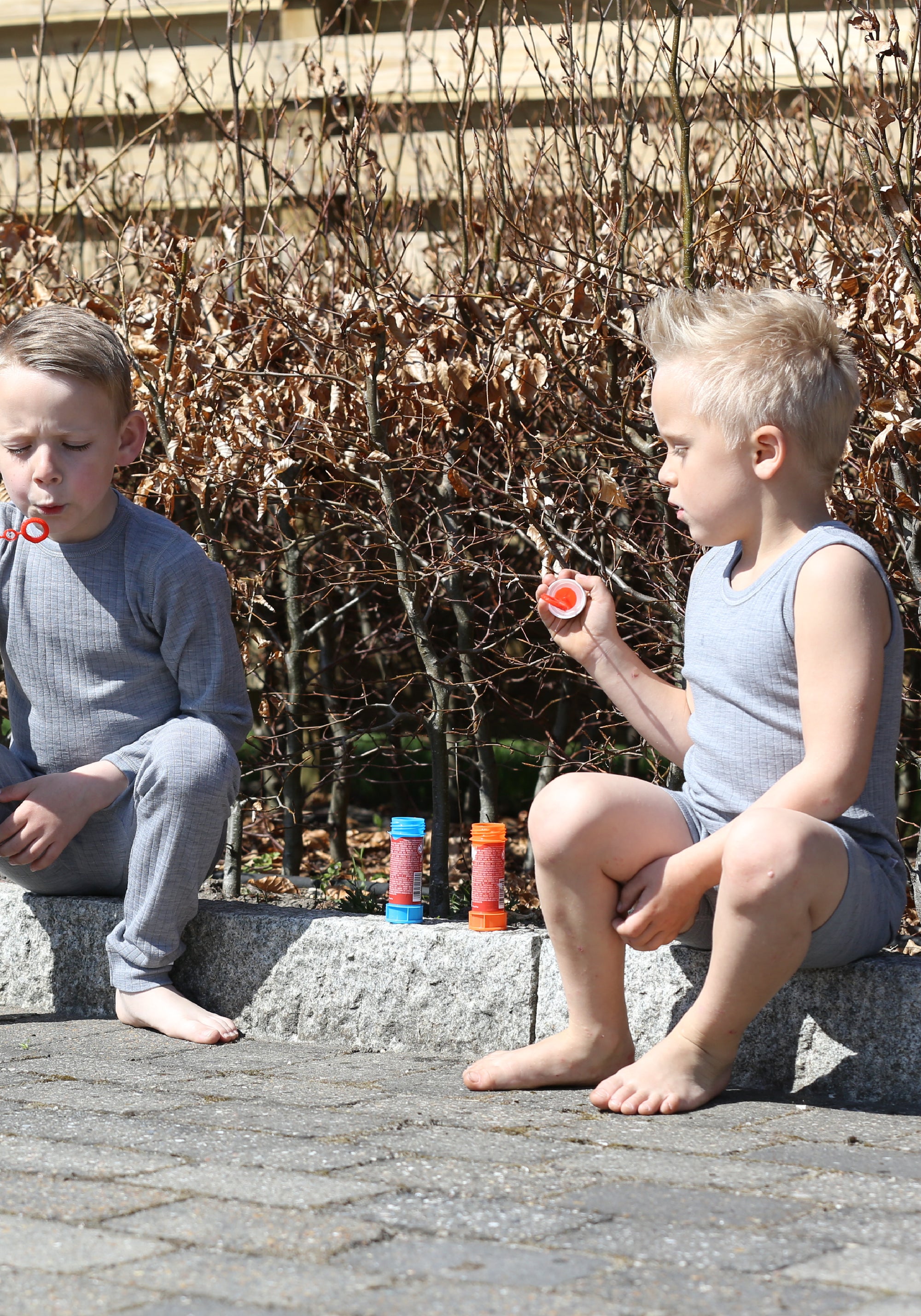 Maiou lână merinos - Basic Grey