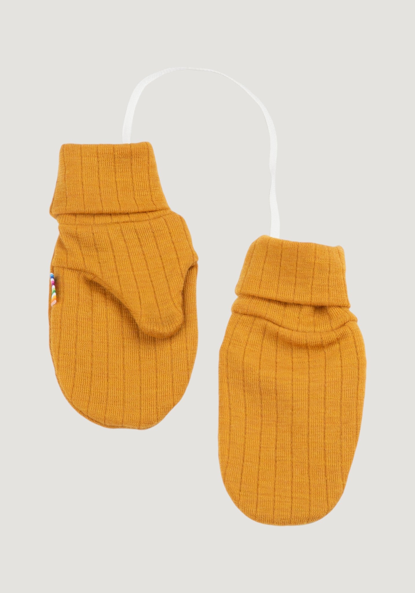 Mănuși dublate lână merinos - Basic Yellow 70-80