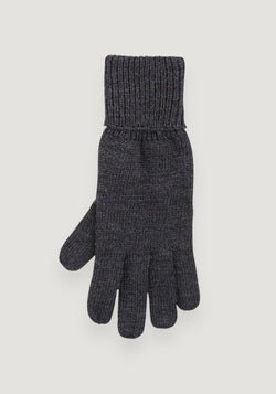 Mănuși femei din lână merinos - Anthracite 6.5