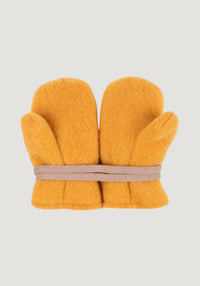 Mănuși fleece din lână merinos - Honey