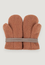 Mănuși fleece din lână merinos - Mocha 1