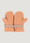 Mănuși fleece din lână merinos - Soft Caramel