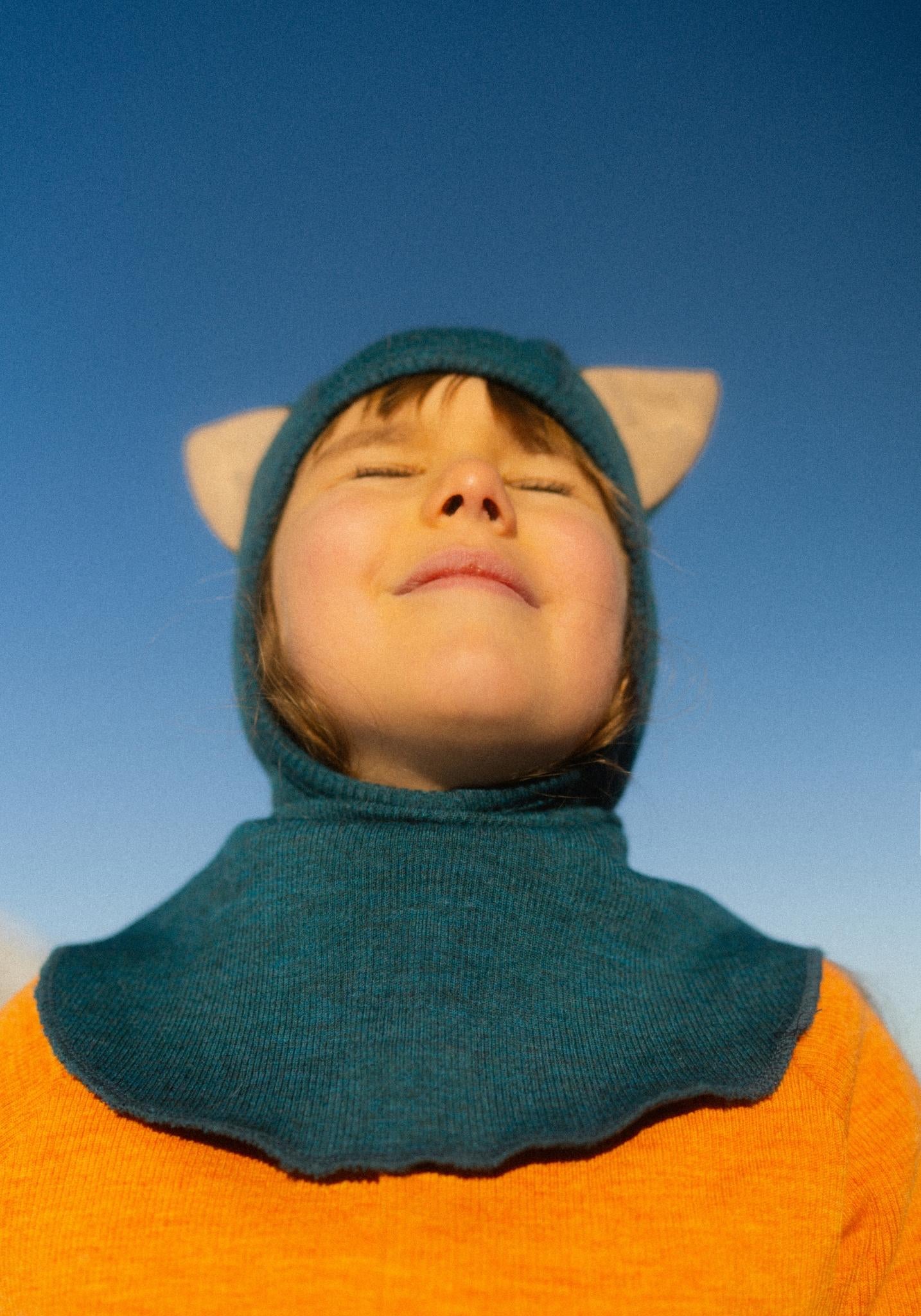 Cagulă lână merinos - Kitty Seabreeze Teal