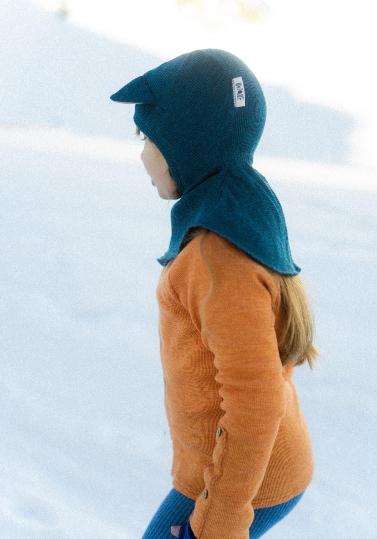 Cagulă lână merinos - Kitty Seabreeze Teal