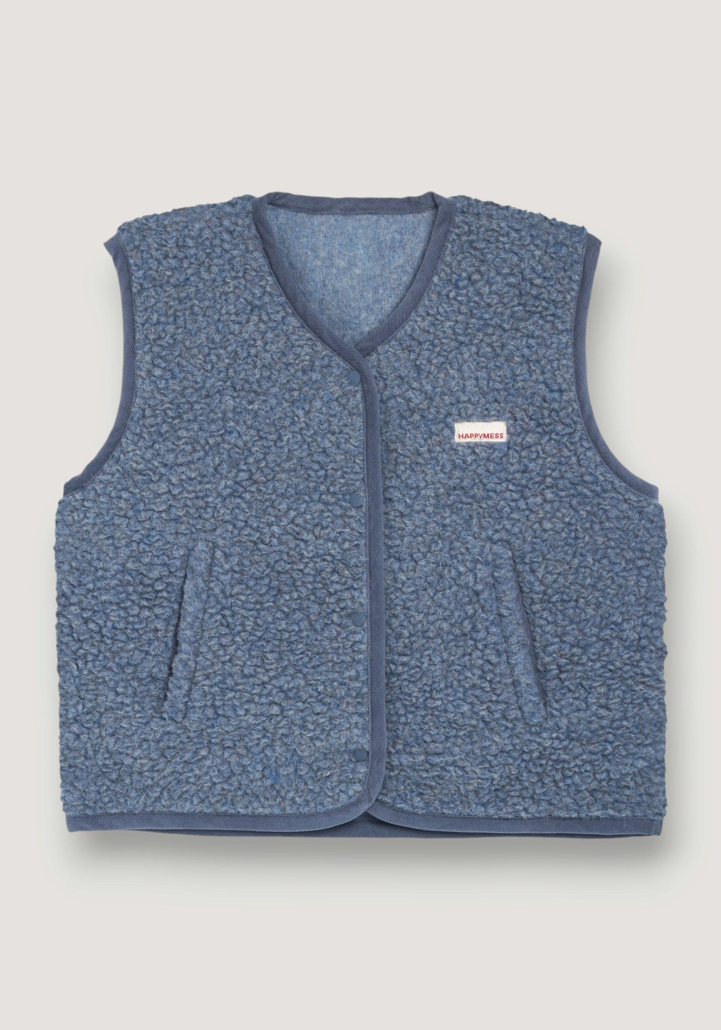 Vestă fleece din lână merinos - Teddy Baltic