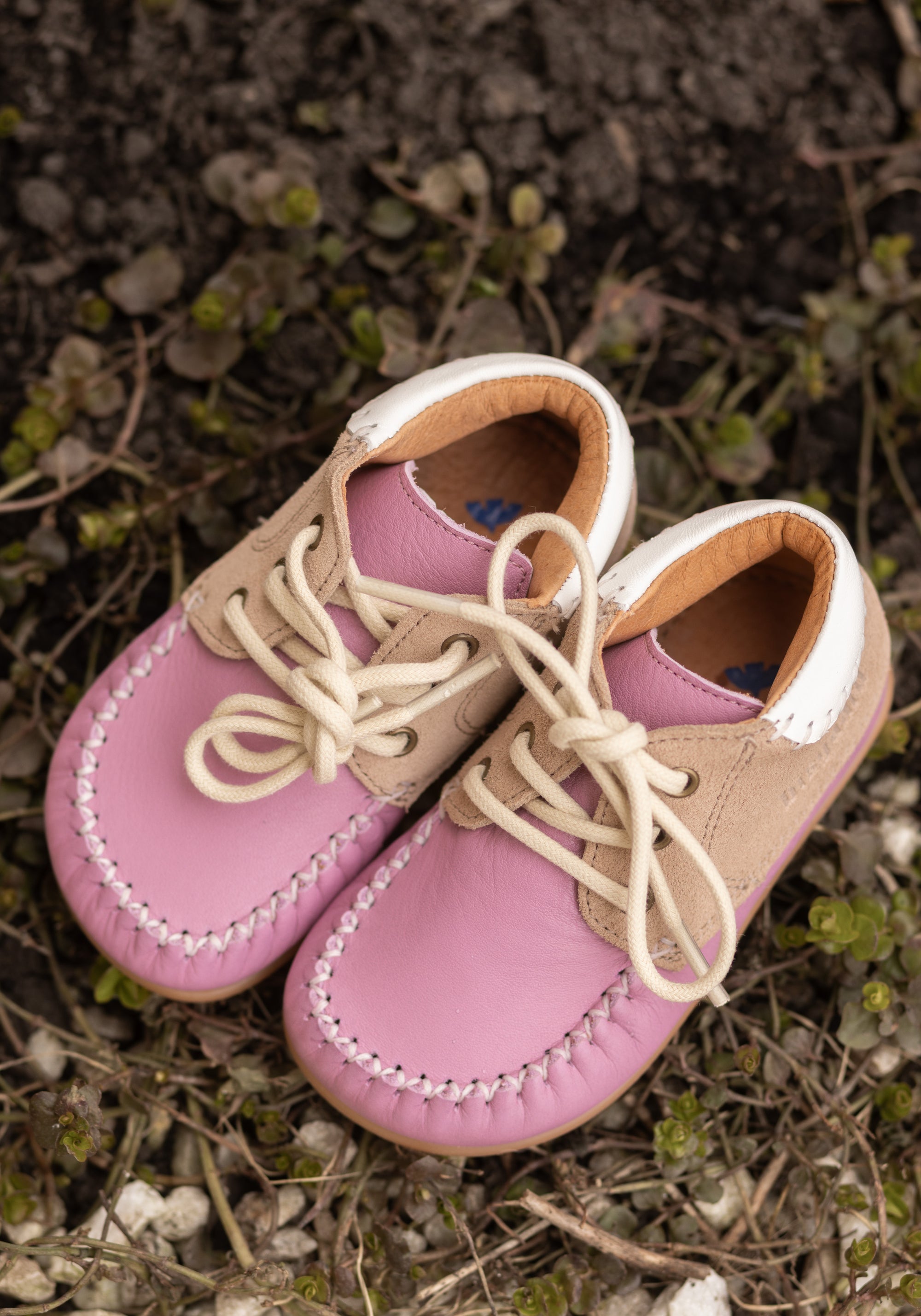 Mocasini Barefoot din piele - Sabine Light Rose