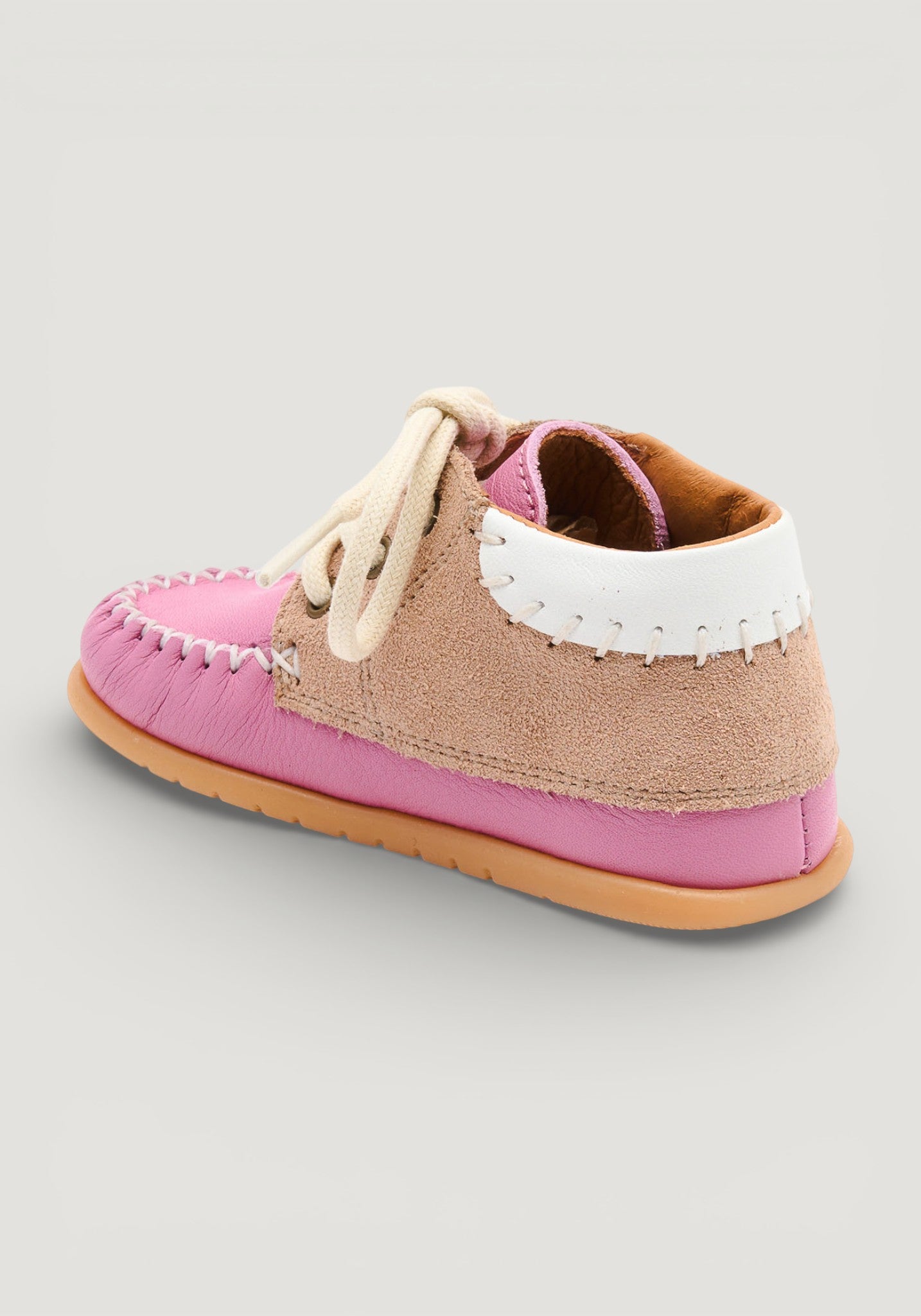 Mocasini Barefoot din piele - Sabine Light Rose