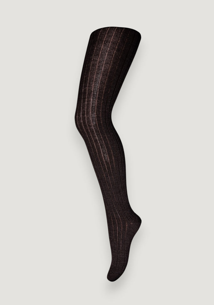 Dres Rib din lână merinos - Black 90
