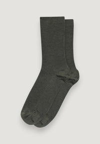 Șosete extrafine FineRib din lână merinos - Dusty Ivy 37-39