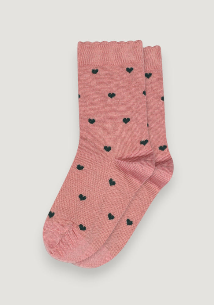 Șosete extrafine din lână merinos - Sonia Vintage Rose