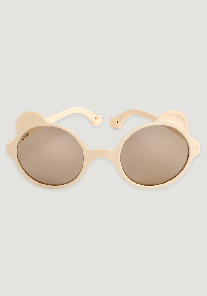 Ochelari de soare Mirror 0-4 ani - Ourson Cream Ki ET LA HipHip.ro