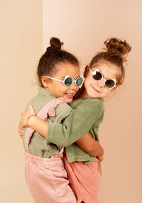 Ochelari de soare Mirror 0-4 ani - Ourson Light Pink Ki ET LA HipHip.ro